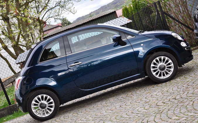 Fiat 500 cena 27500 przebieg: 90000, rok produkcji 2012 z Tarnów małe 781